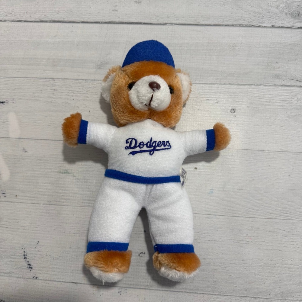 Dodgers vintage Baseball Stuffed Animal Plush Toy